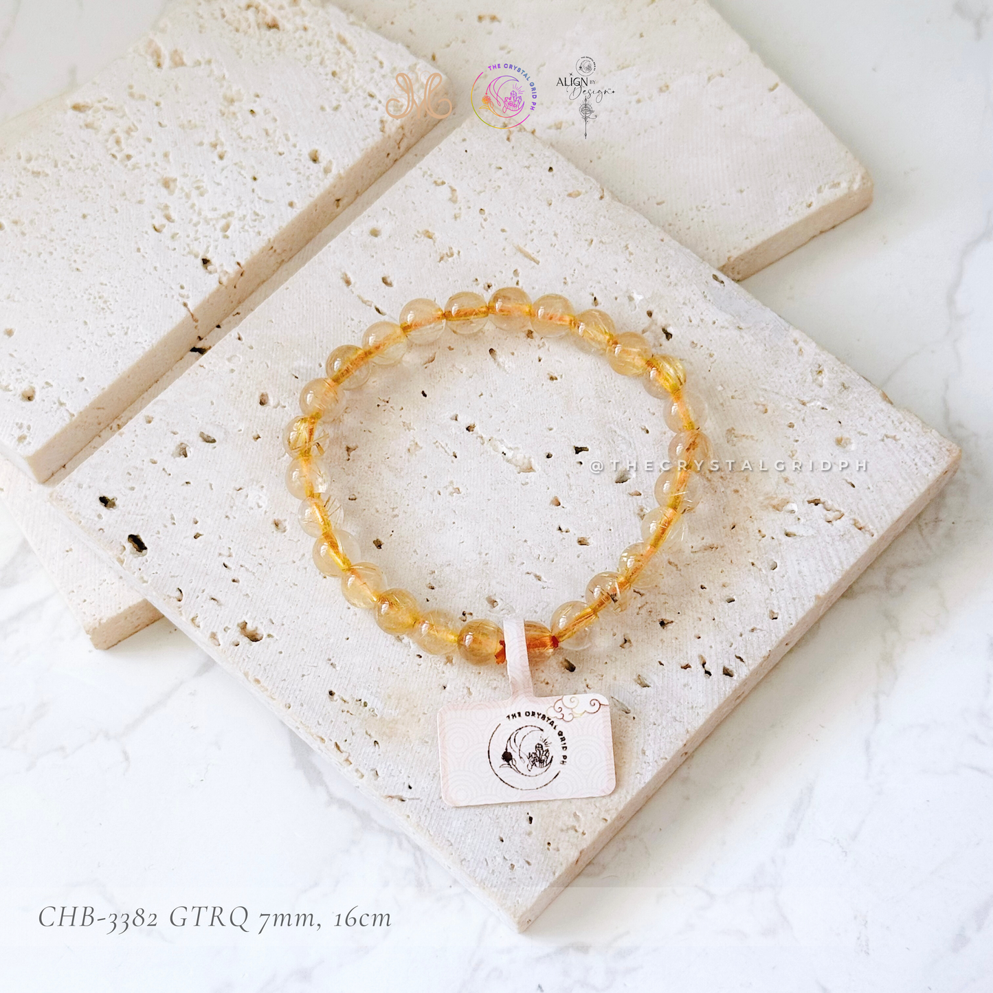 Golden Titanium Rutilated Quartz