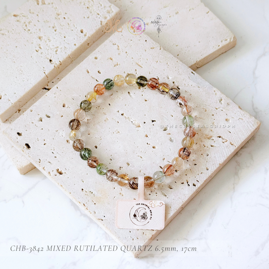 Mixed Rutilated Quartz
