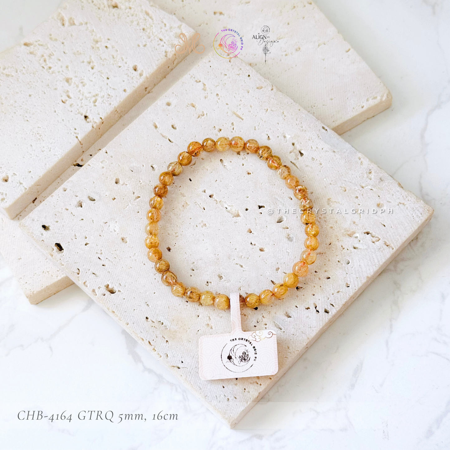 Golden Titanium Rutilated Quartz