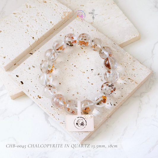 Chalcopyrite in Quartz