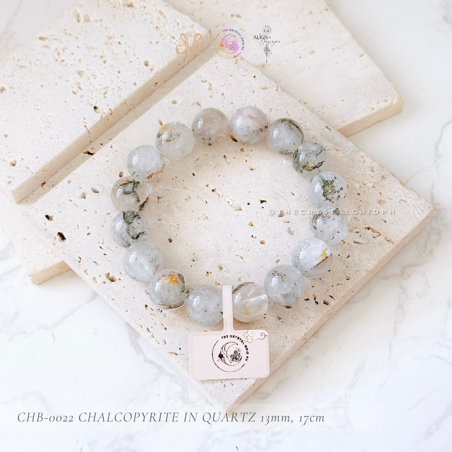 Chalcopyrite in Quartz