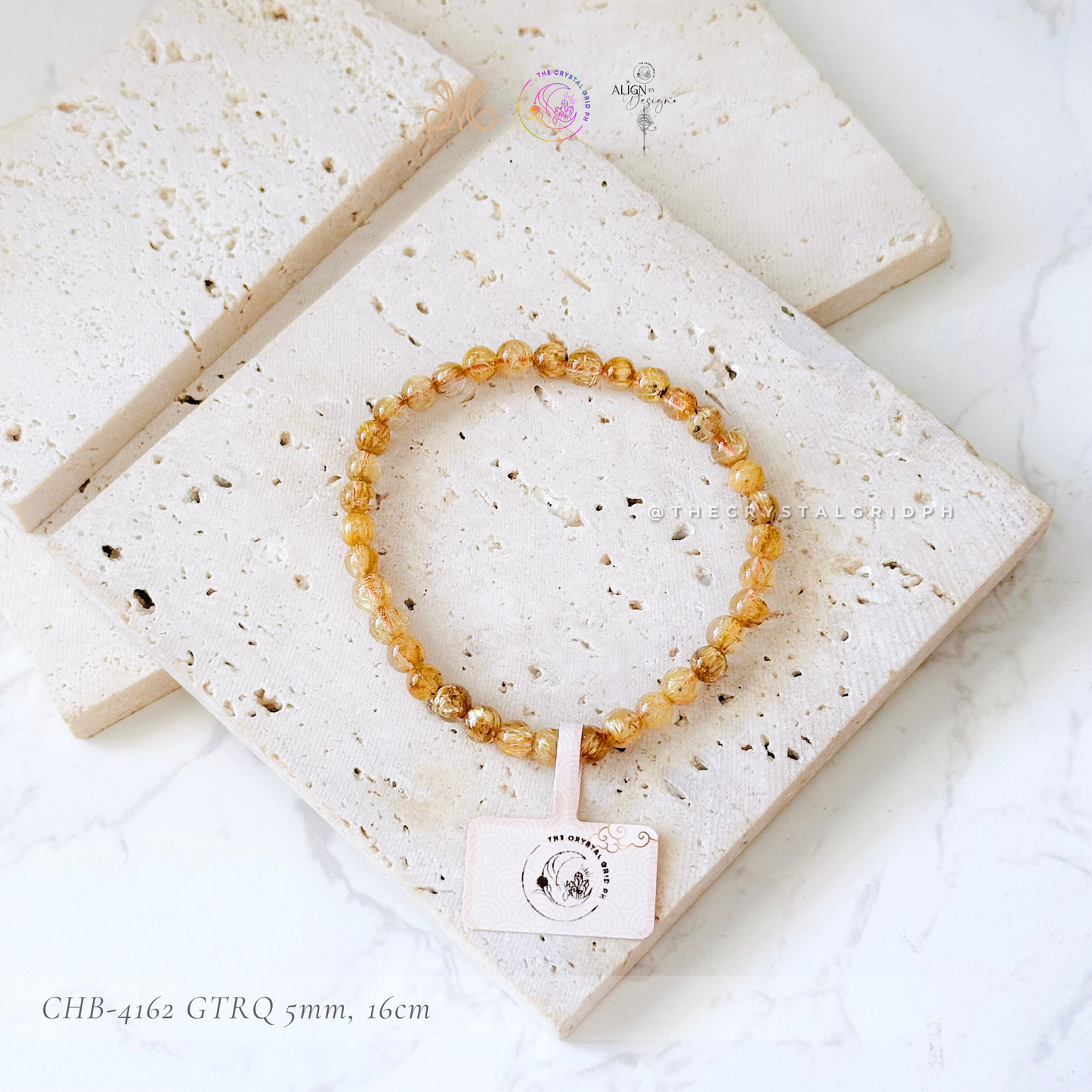 Golden Titanium Rutilated Quartz