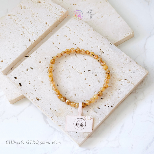 Golden Titanium Rutilated Quartz