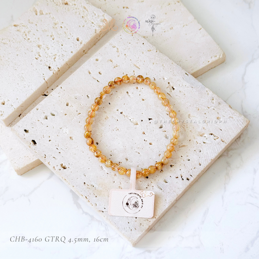 Golden Titanium Rutilated Quartz