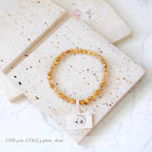 Golden Titanium Rutilated Quartz