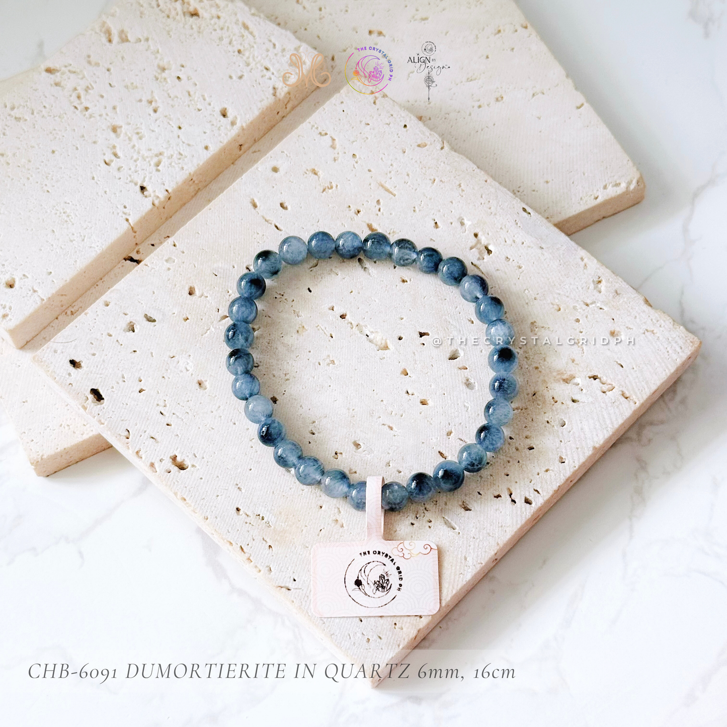 Dumortierite in Quartz