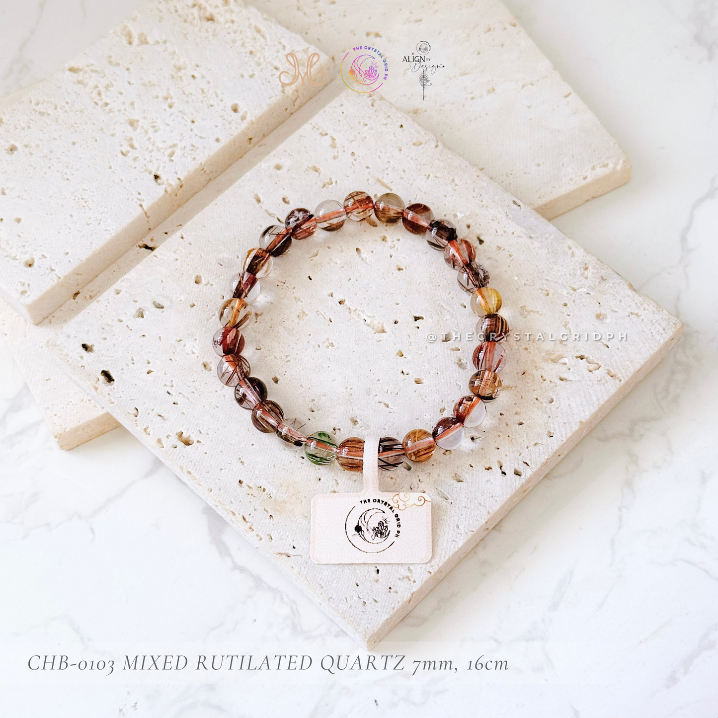 Mixed Rutilated Quartz