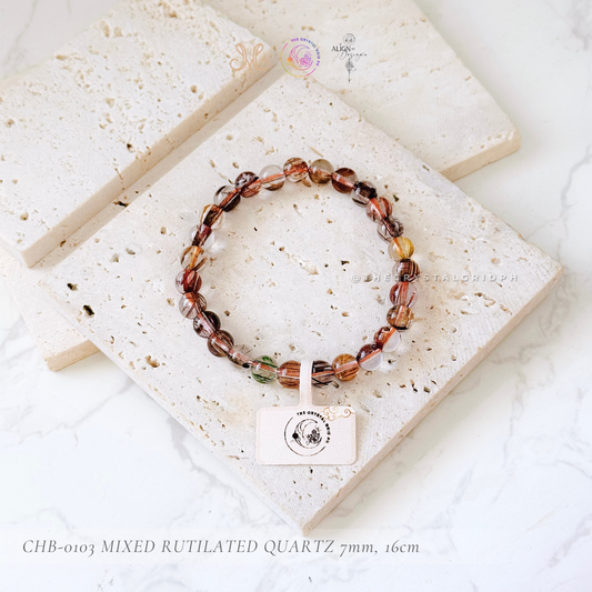 Mixed Rutilated Quartz