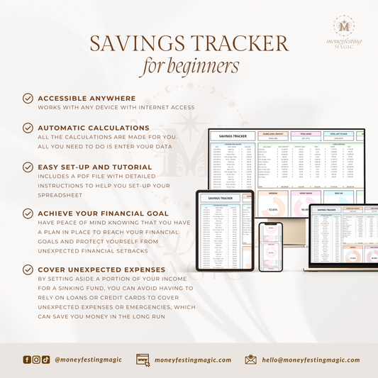 Savings Tracker For Beginners