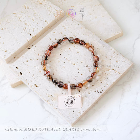 Mixed Rutilated Quartz