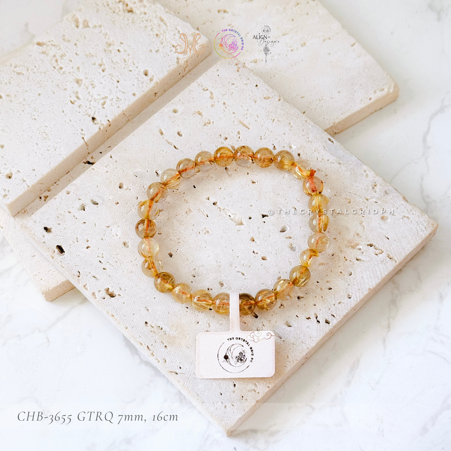 Golden Titanium Rutilated Quartz