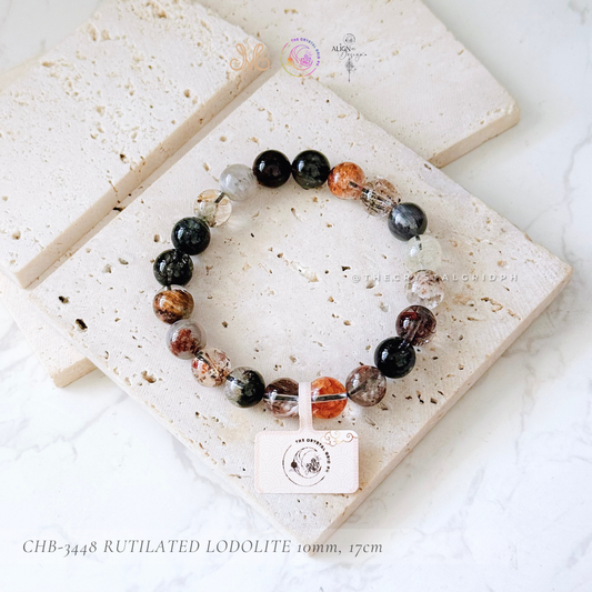 Rutilated Lodolite