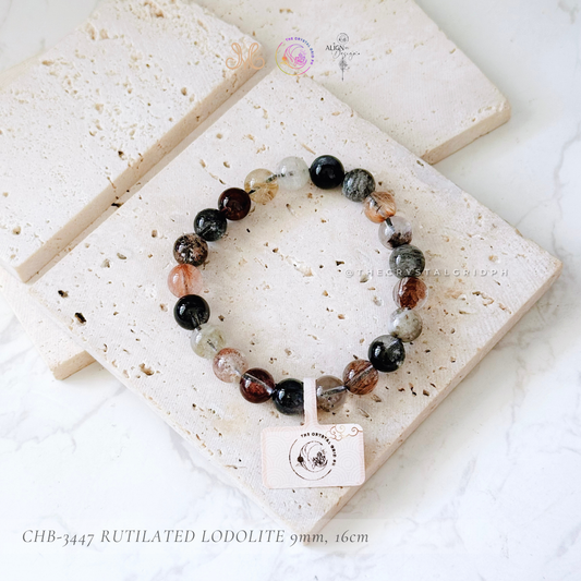 Rutilated Lodolite