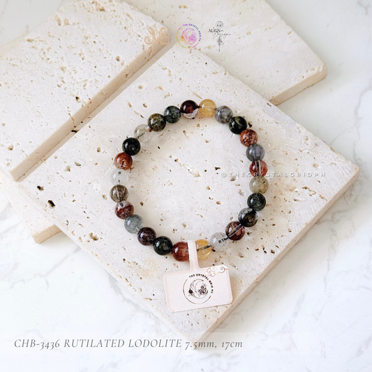 Rutilated Lodolite