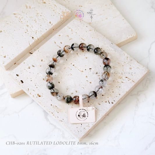 Rutilated Lodolite