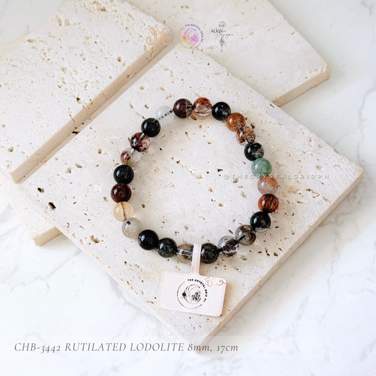Rutilated Lodolite