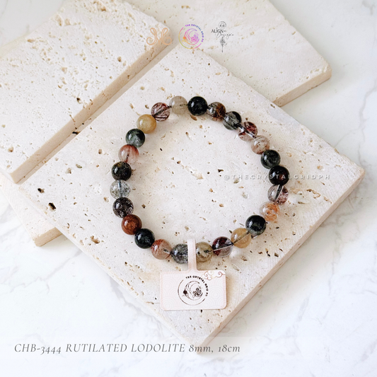Rutilated Lodolite