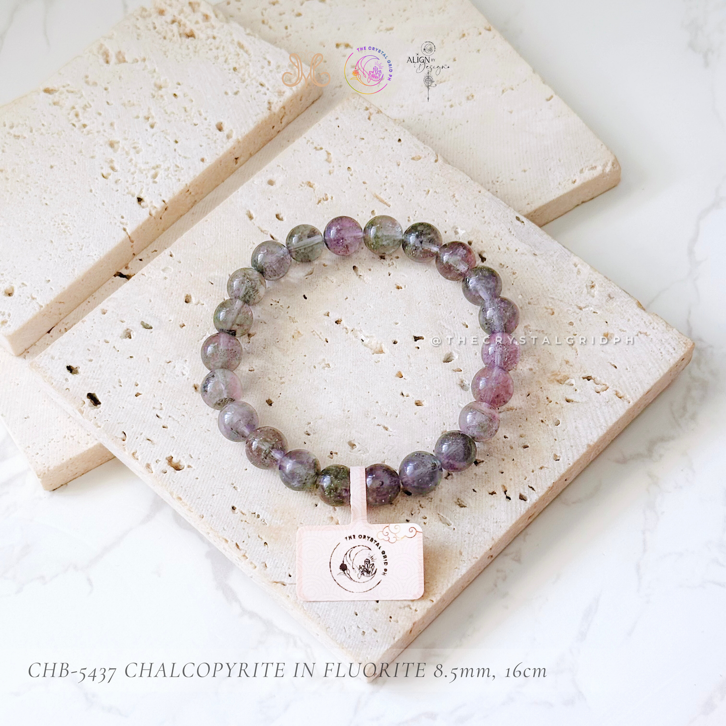 Chalcopyrite in Fluorite